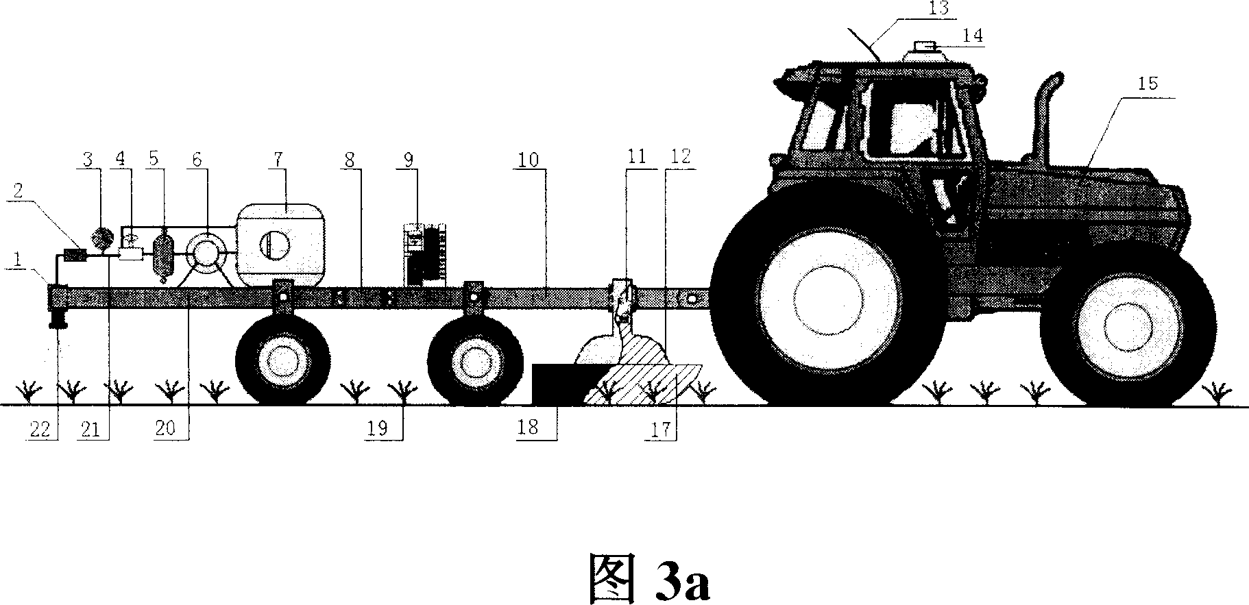 Method for automatic identifying weeds in field and medicine spraying device