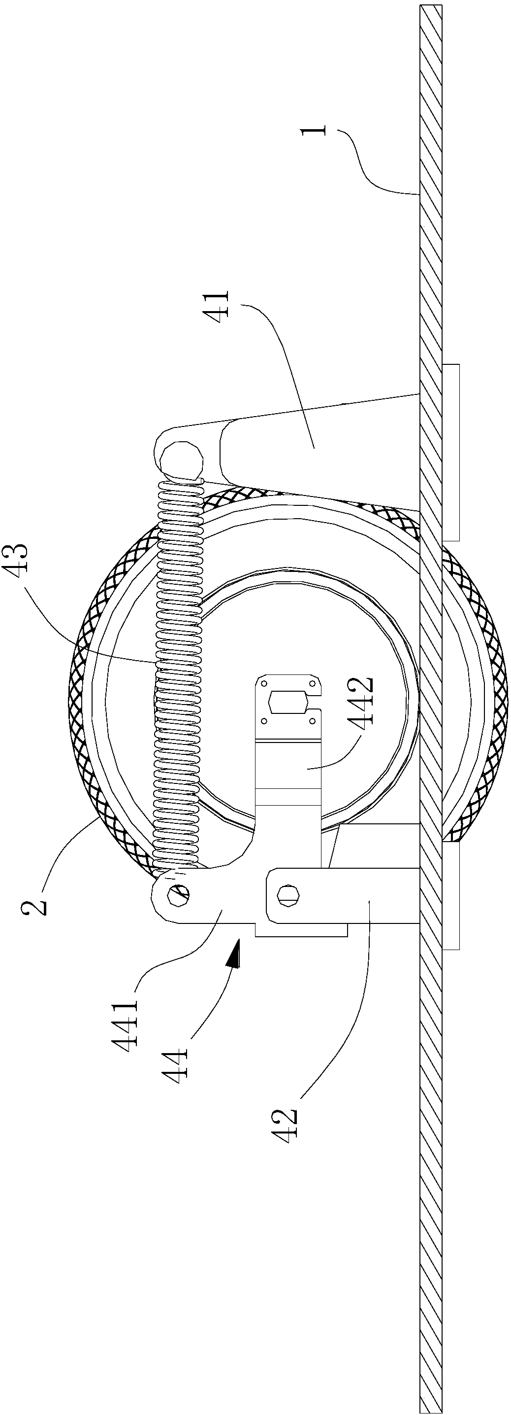 Movable type chassis, robot and vending machine