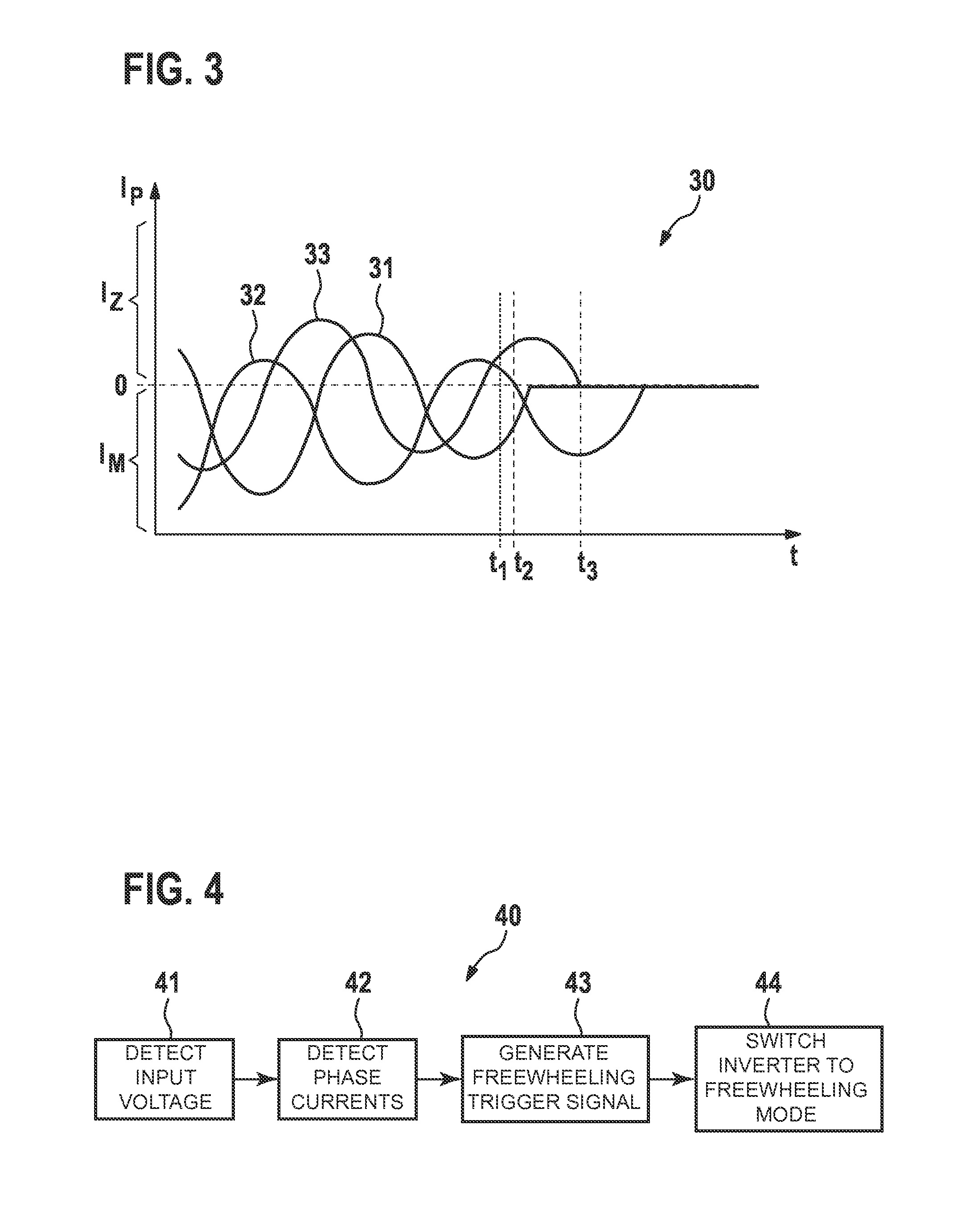 Operating state circuit for an inverter and method for setting operating states of an inverter