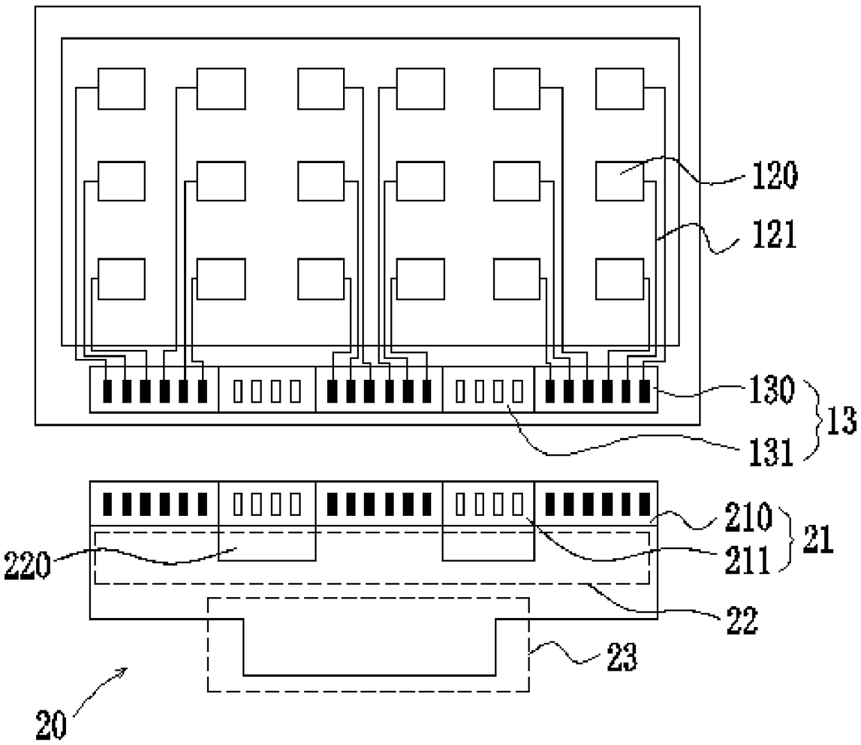 A touch display panel and a binding method