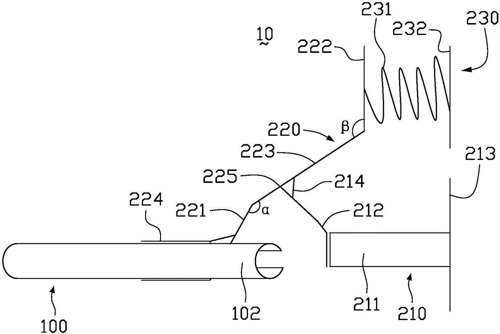 Pedestrian leg protection device of automobile