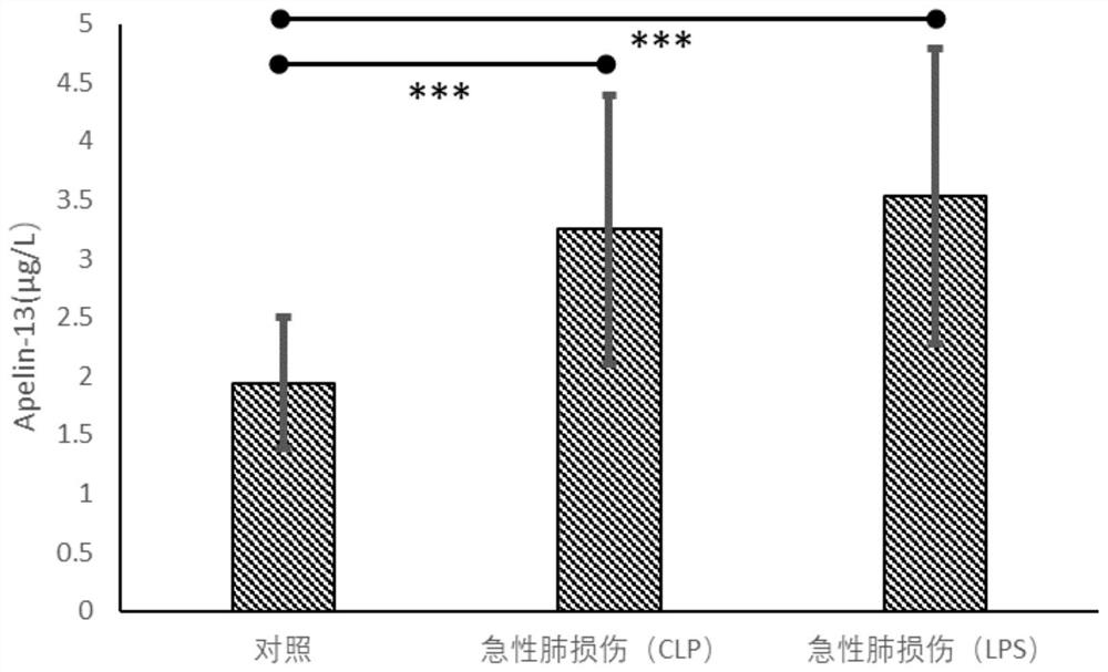 Application of apelin protein in preparation of reagents for diagnosing respiratory diseases