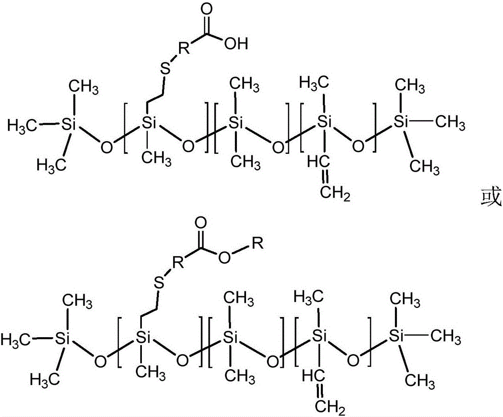 Hydrophobic sulfydryl-modified silicone rubber and preparation method thereof