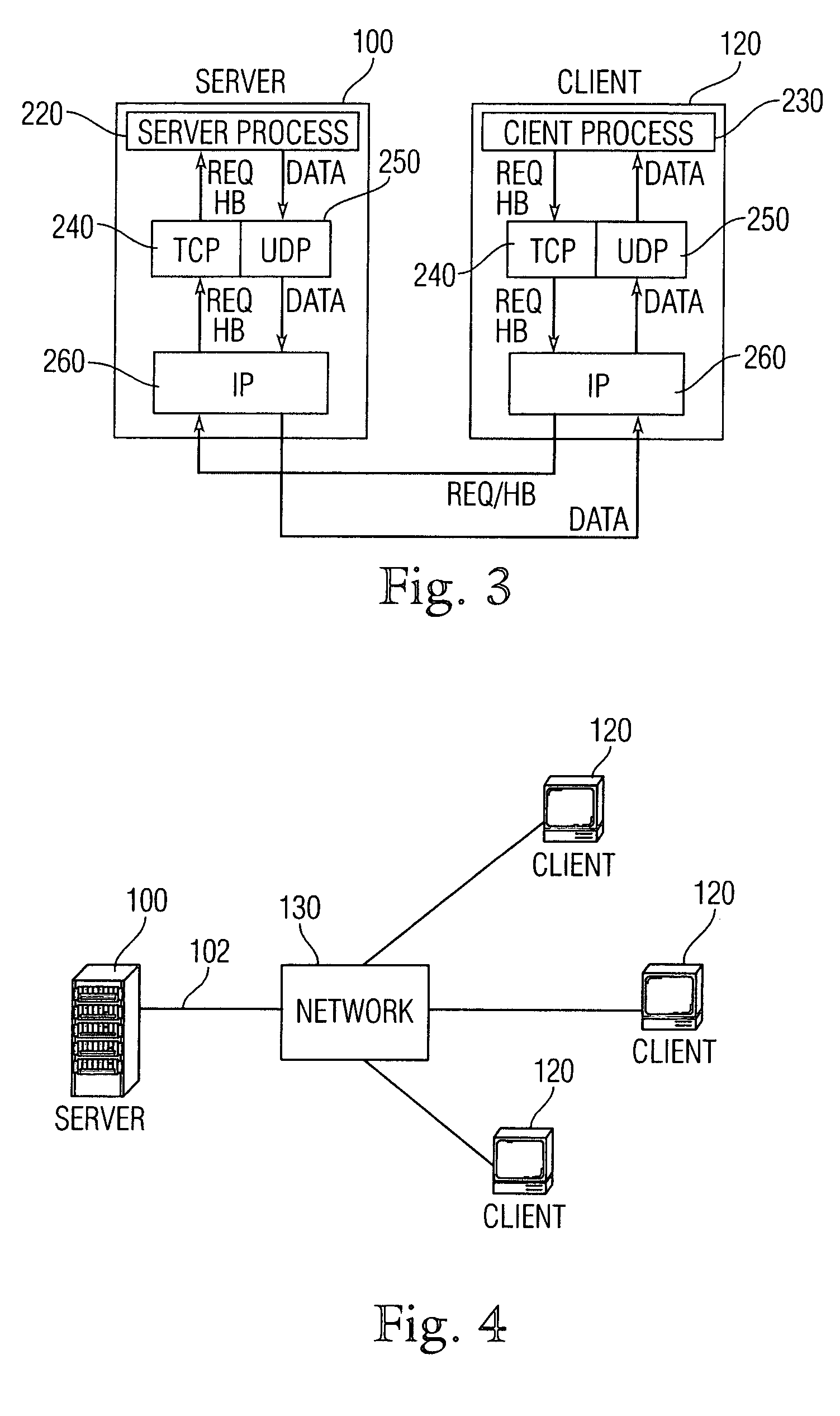 Client-server emulation supporting multicast transmissions of media objects