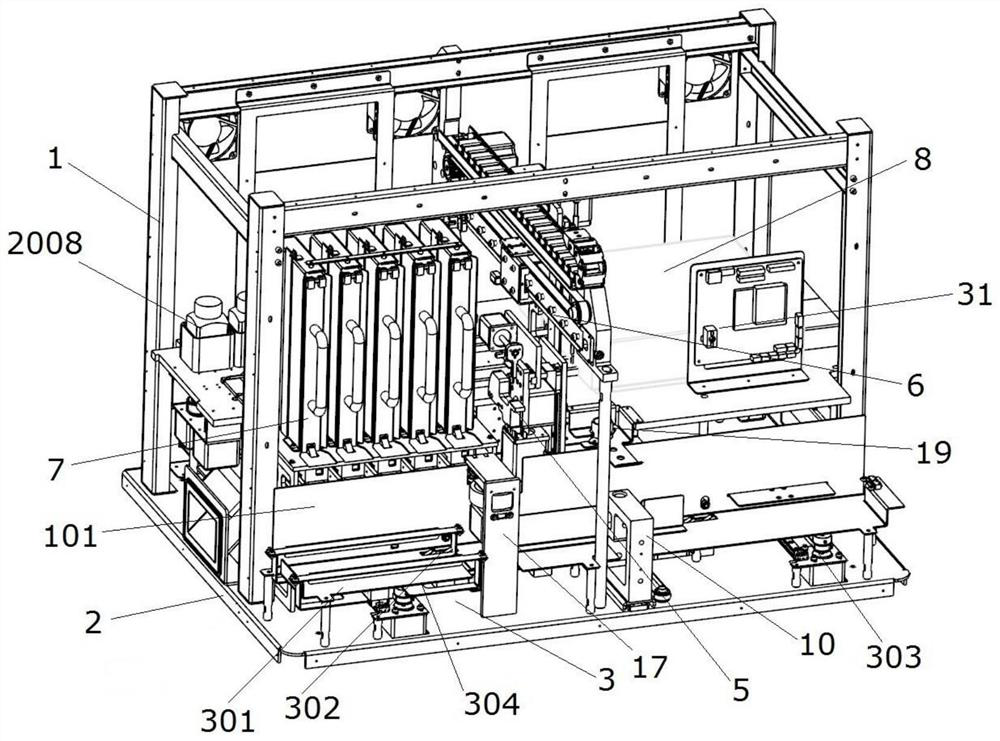 Full-automatic fluorescence immunoassay analyzer and sample detection method