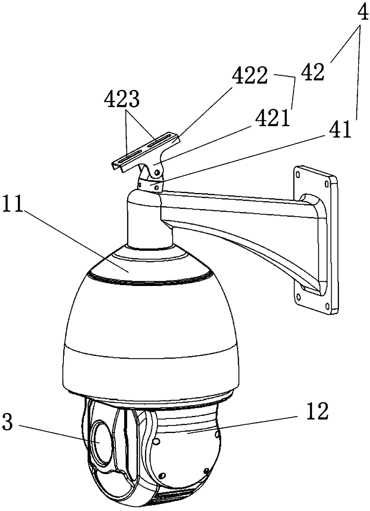 Box camera and dome camera collaborative large-scene vehicle illegal snapshot camera and vehicle illegal snapshot method thereof