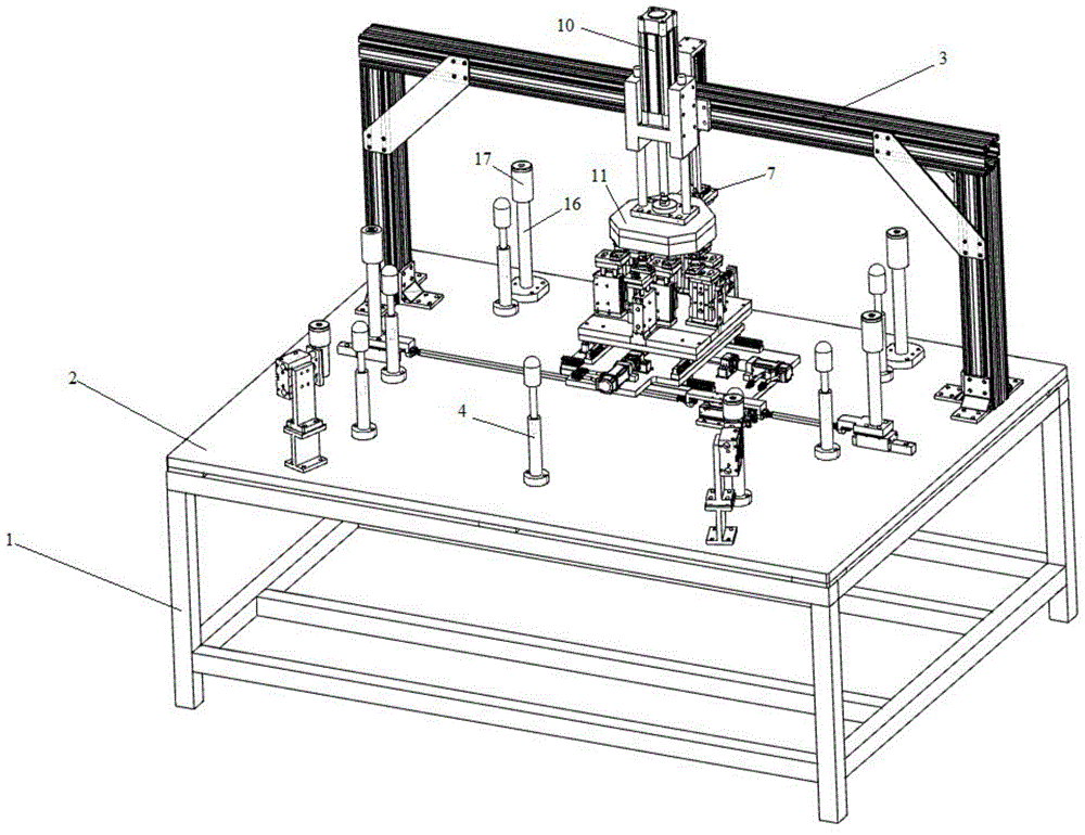 Multi-accessory high-precision automatic positioning and adhering equipment