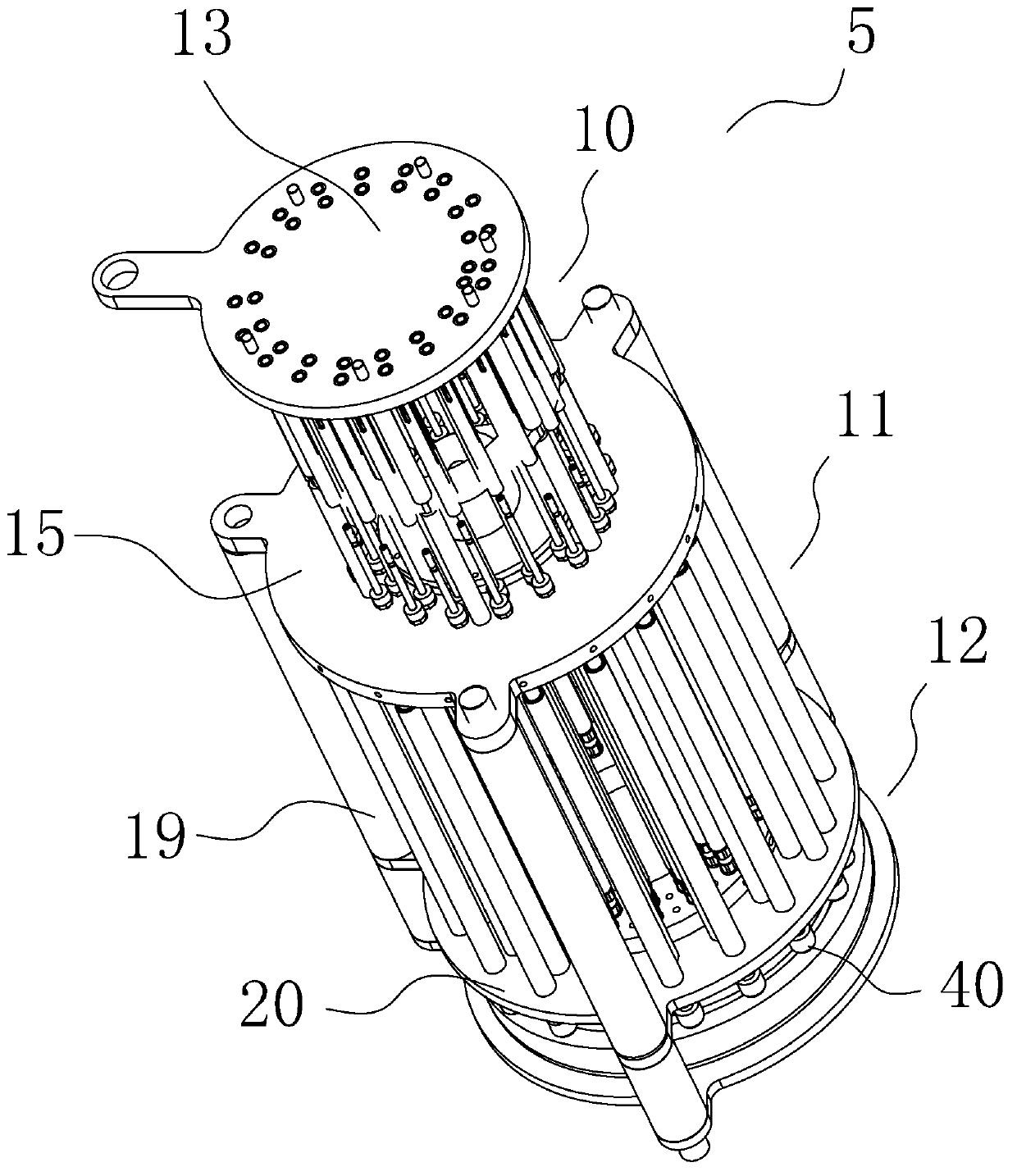 Exoskeleton auxiliary rehabilitation therapy system based on fluid transformation