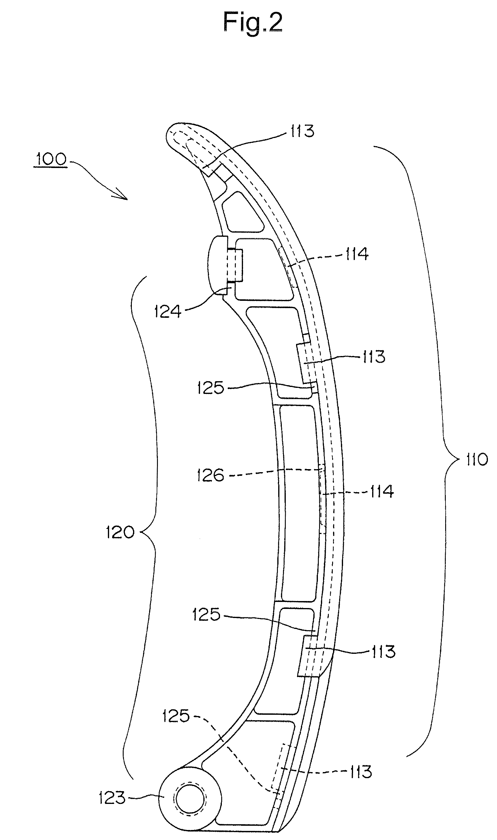 Guide for transmission device