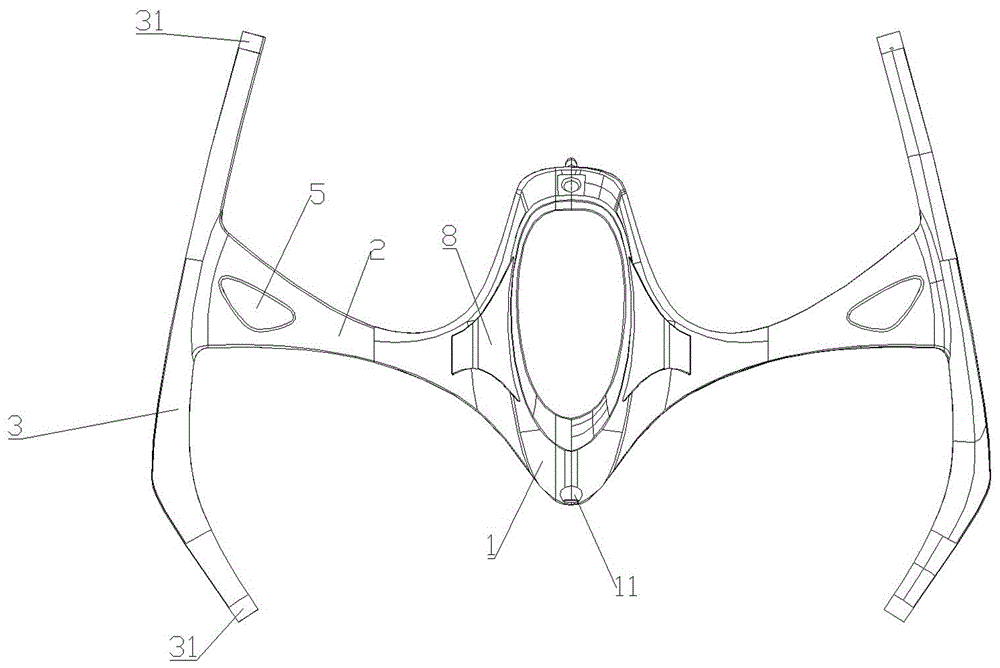 An integrated aircraft body