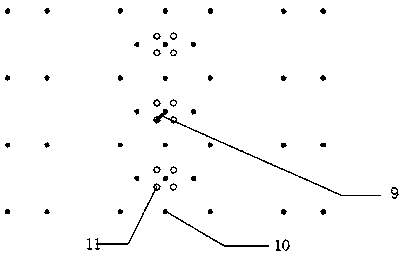 Rapid blasting groove broaching method suitable for different sectional heights