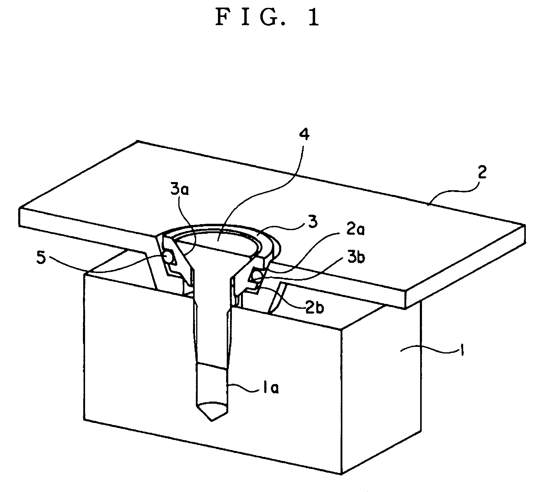 Waterproof structure for portion where members are tightened with screw