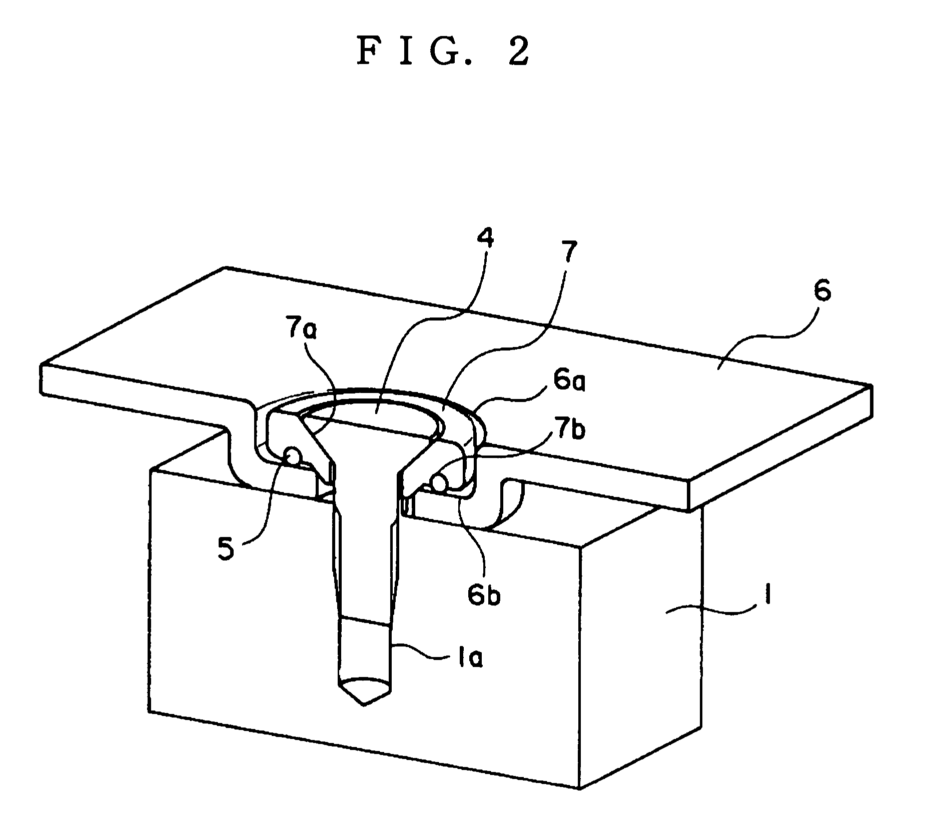 Waterproof structure for portion where members are tightened with screw