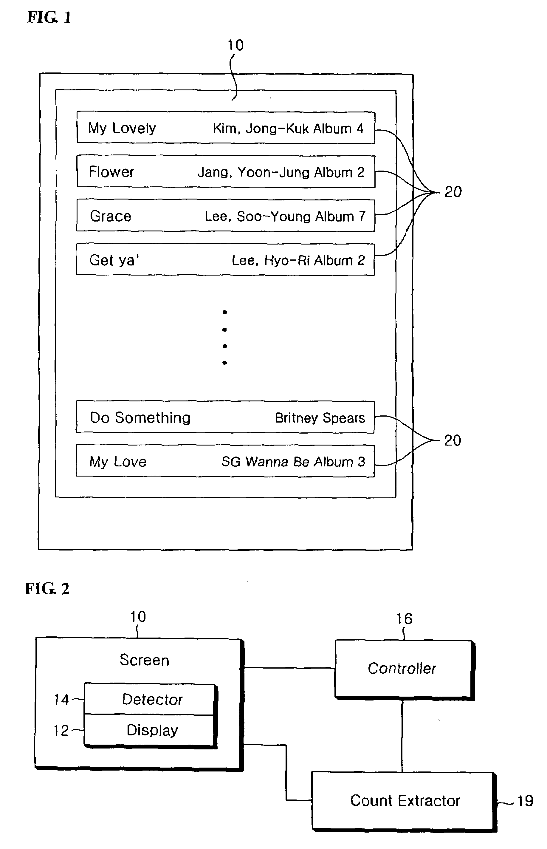 Touch screen device and method of displaying and selecting menus thereof