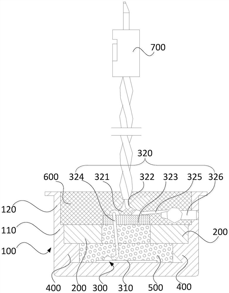 Ultrasonic sensor and buffer mounting mechanism