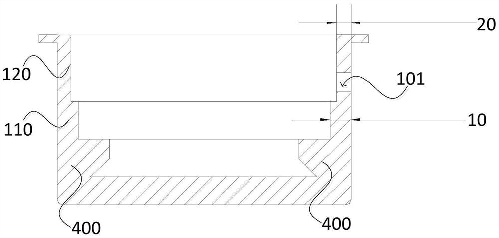 Ultrasonic sensor and buffer mounting mechanism