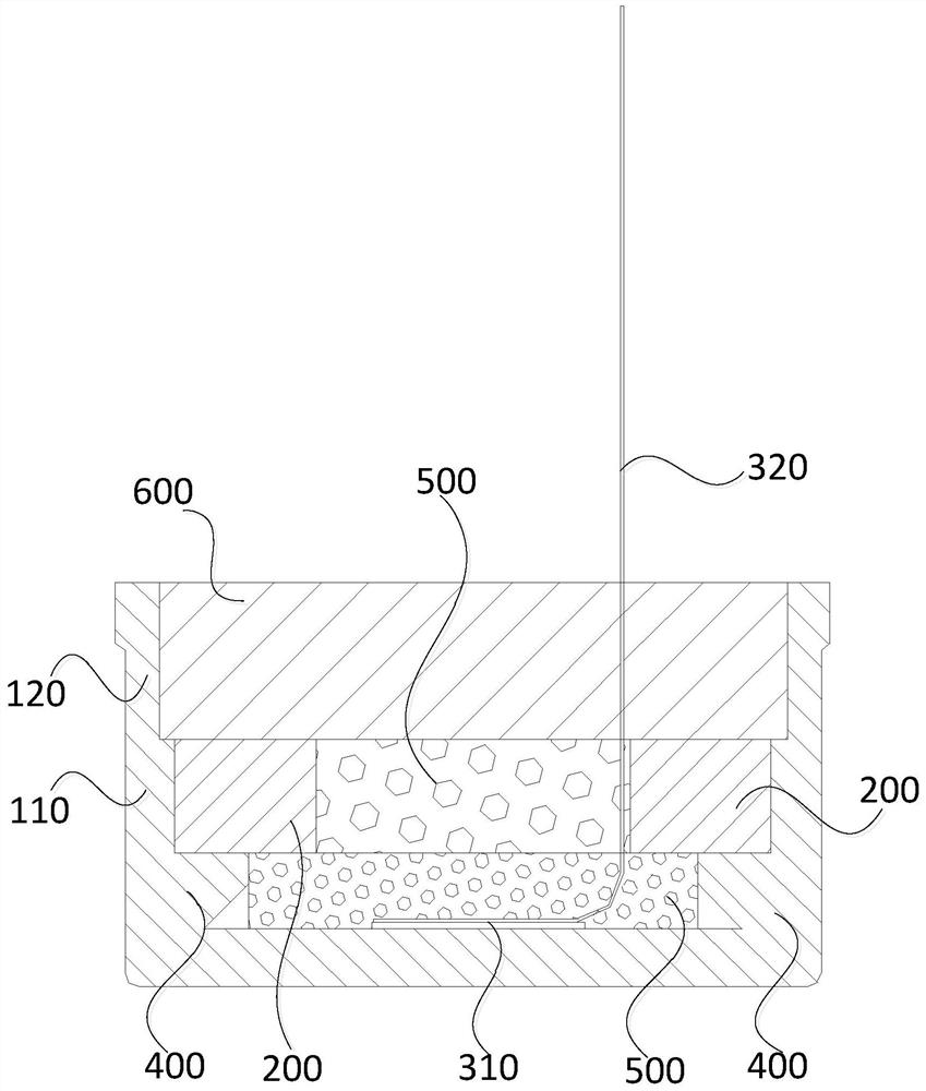 Ultrasonic sensor and buffer mounting mechanism