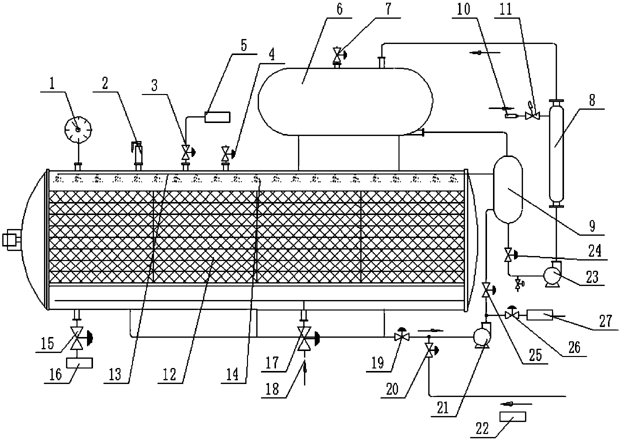 Preserved fruit circular spraying vacuum sugar-soaking equipment