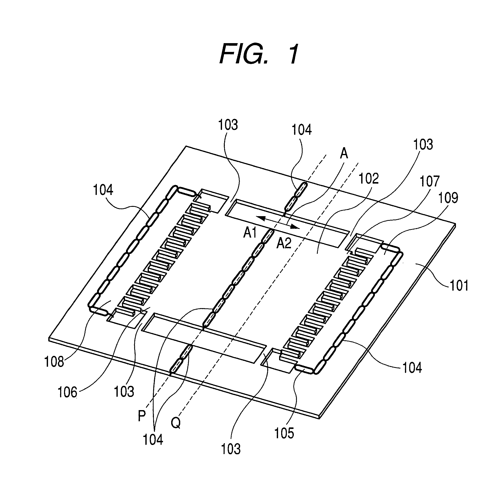 Structural member having a plurality of conductive regions