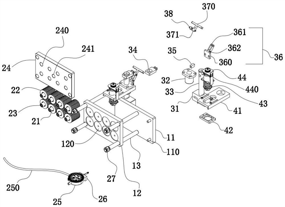 Lithium battery charging and discharging deformation test system