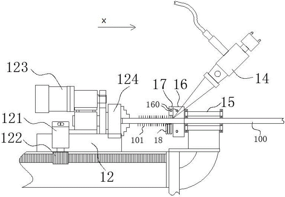 High-power continuous fiber laser-based hot-drawing, molding and welding apparatus for spiral fin coil