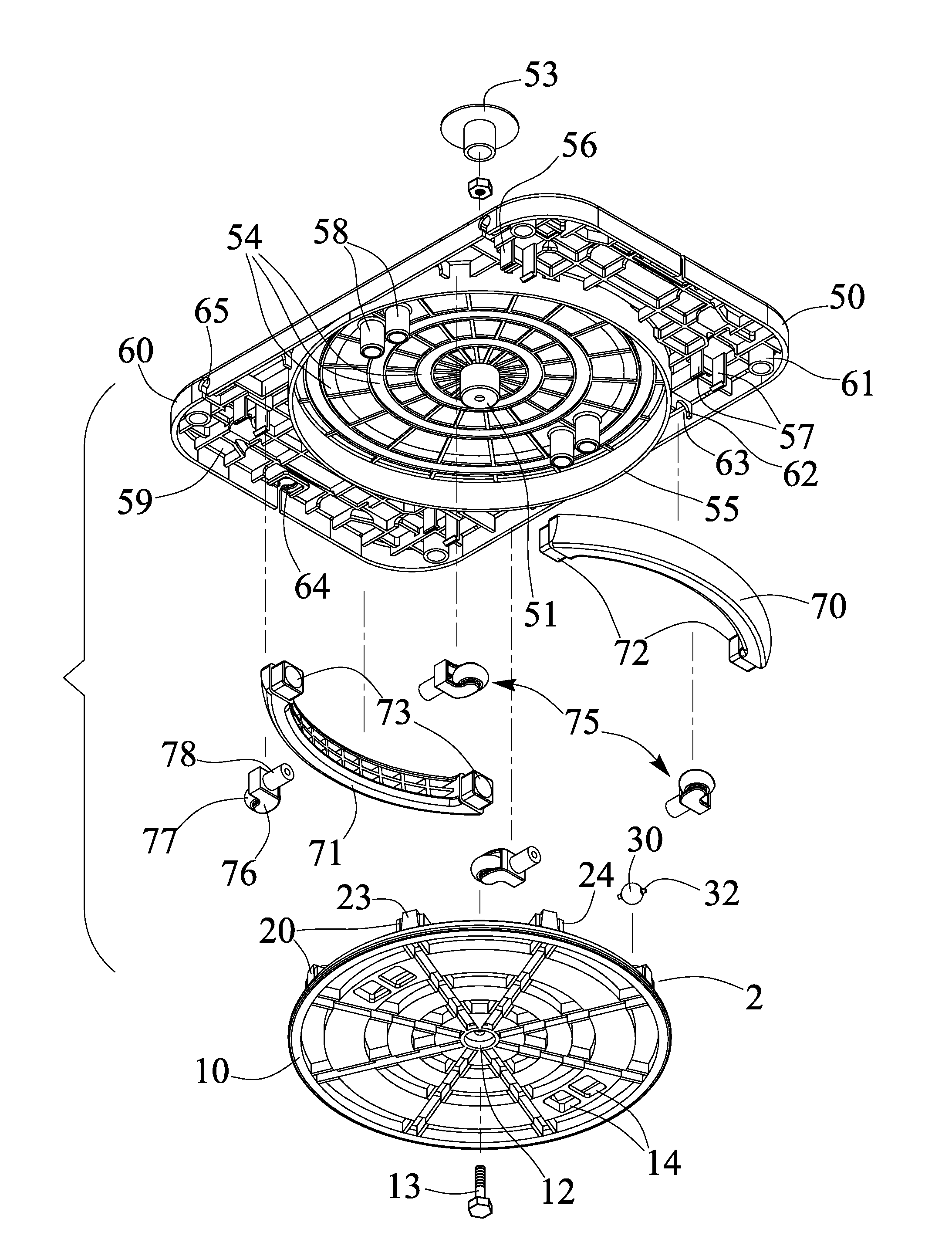 Twisting exerciser device