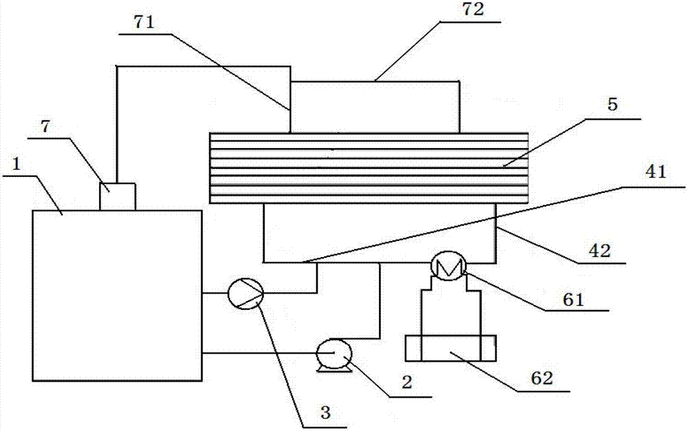 Integrated liquid storage pot and novel zinc-bromine redox flow battery