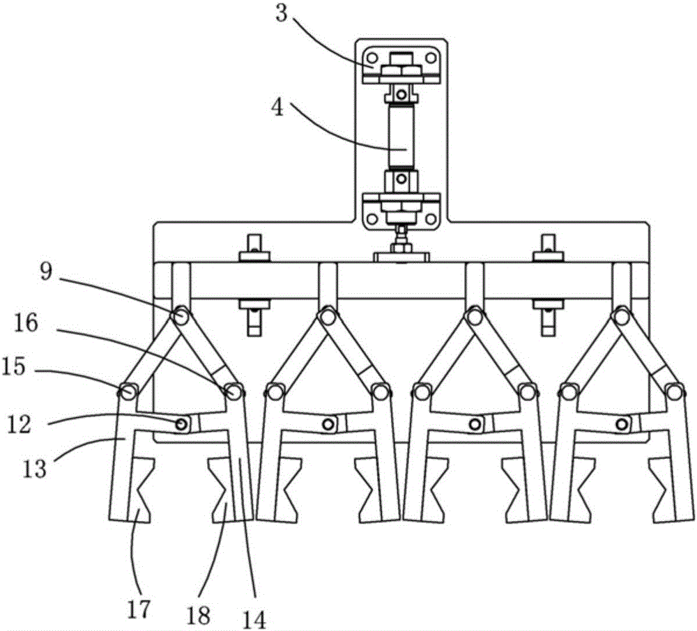 Connecting rod clamping mechanism