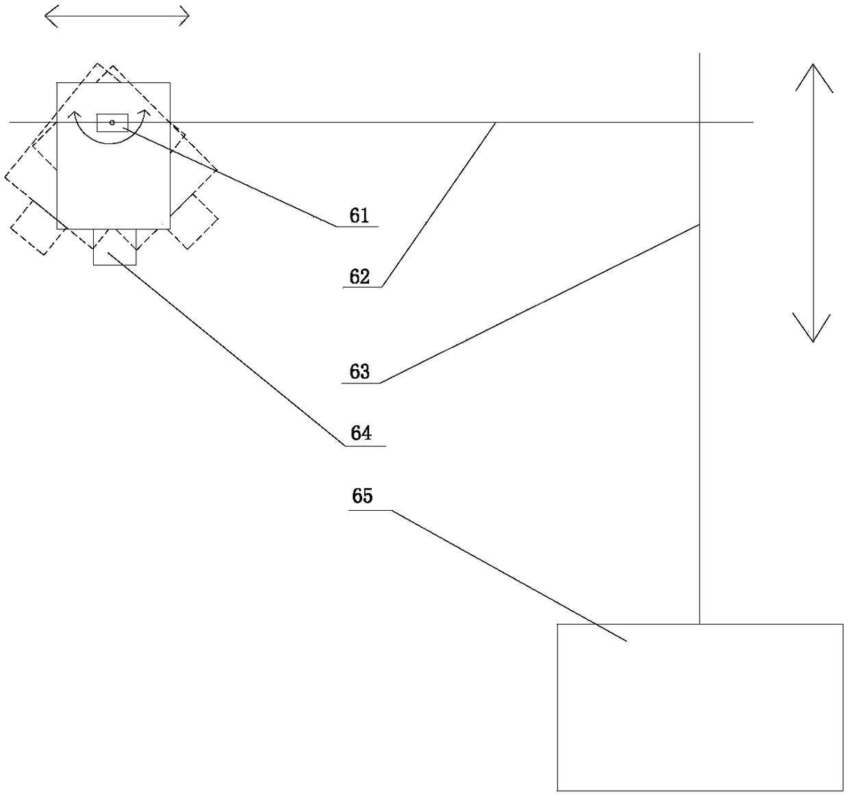 Non-destructive detection system and method for skin tumors on basis of frequency modulation excitation thermal map