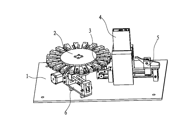 Adding and push-out device suitable for plate-type reagent