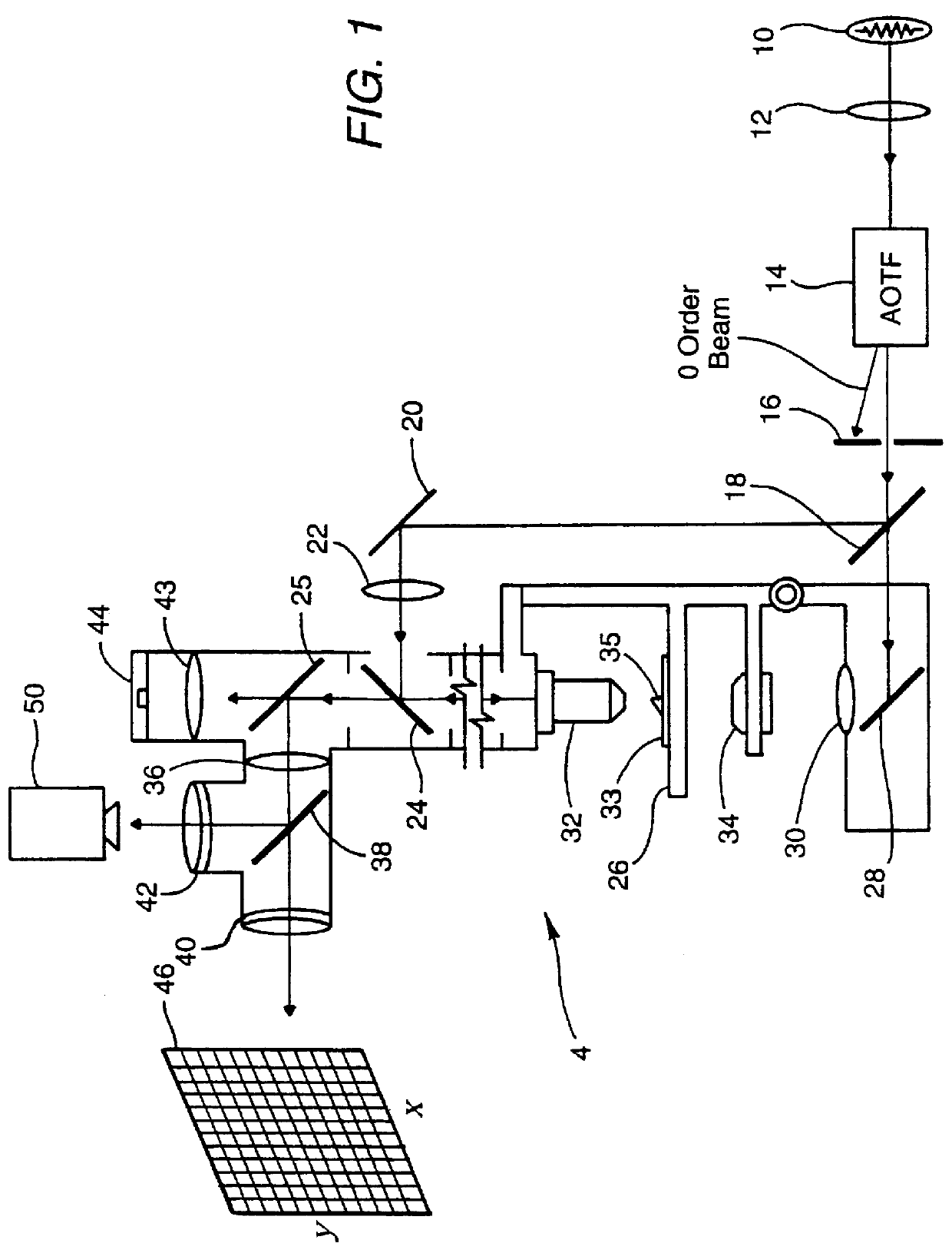 Spectroscopic imaging device employing imaging quality spectral filters