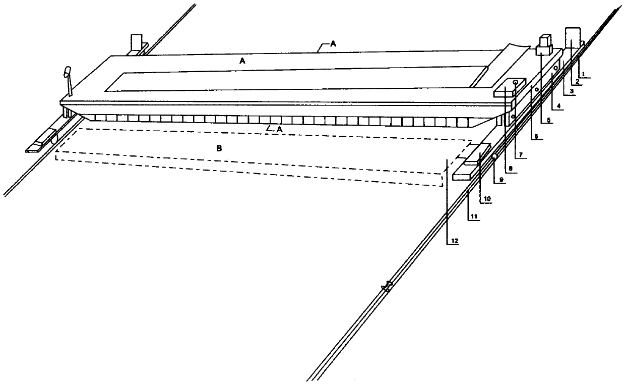 Farm machinery carrying platform