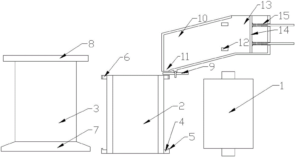 Insulating paper support wood piece adhesion equipment