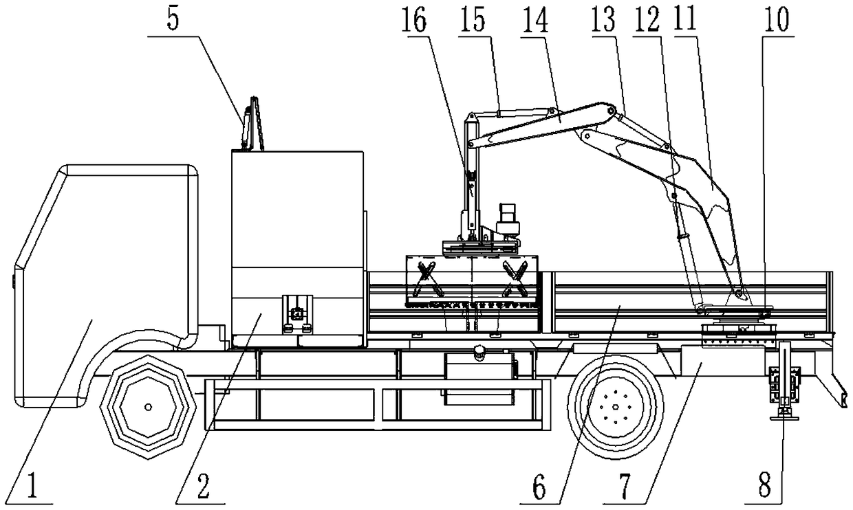 A manhole cover repair vehicle and automatic milling system