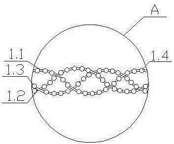 Heating bag having good hand feel and high bag belt strength and realizing shinning function under illumination