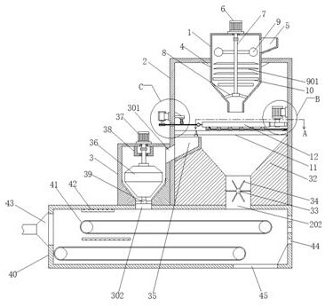 A secondary processing device for agglomerated feed