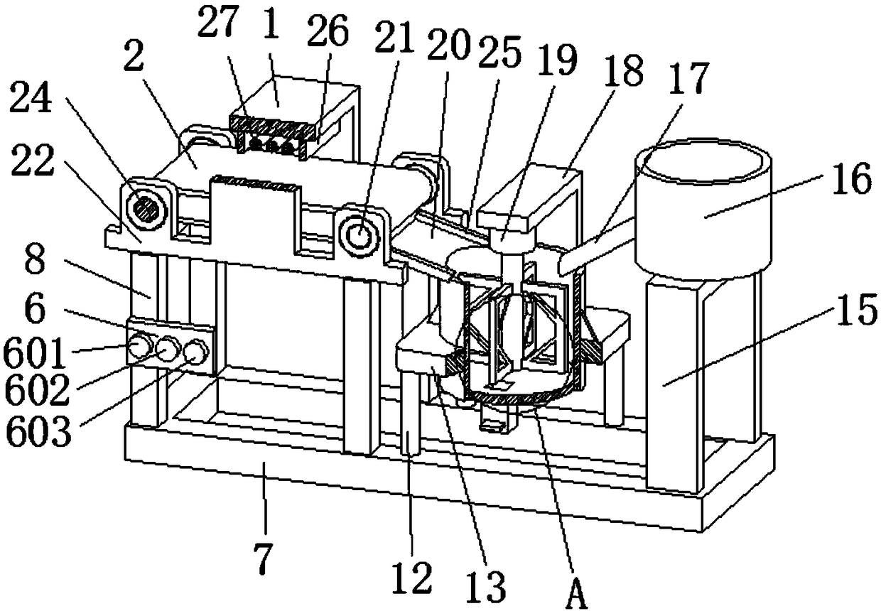 Device for preparing fertilizers by residual sludge and agricultural and forestry waste