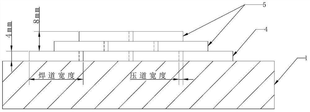 Large cladding nickel base surfacing process of barrel