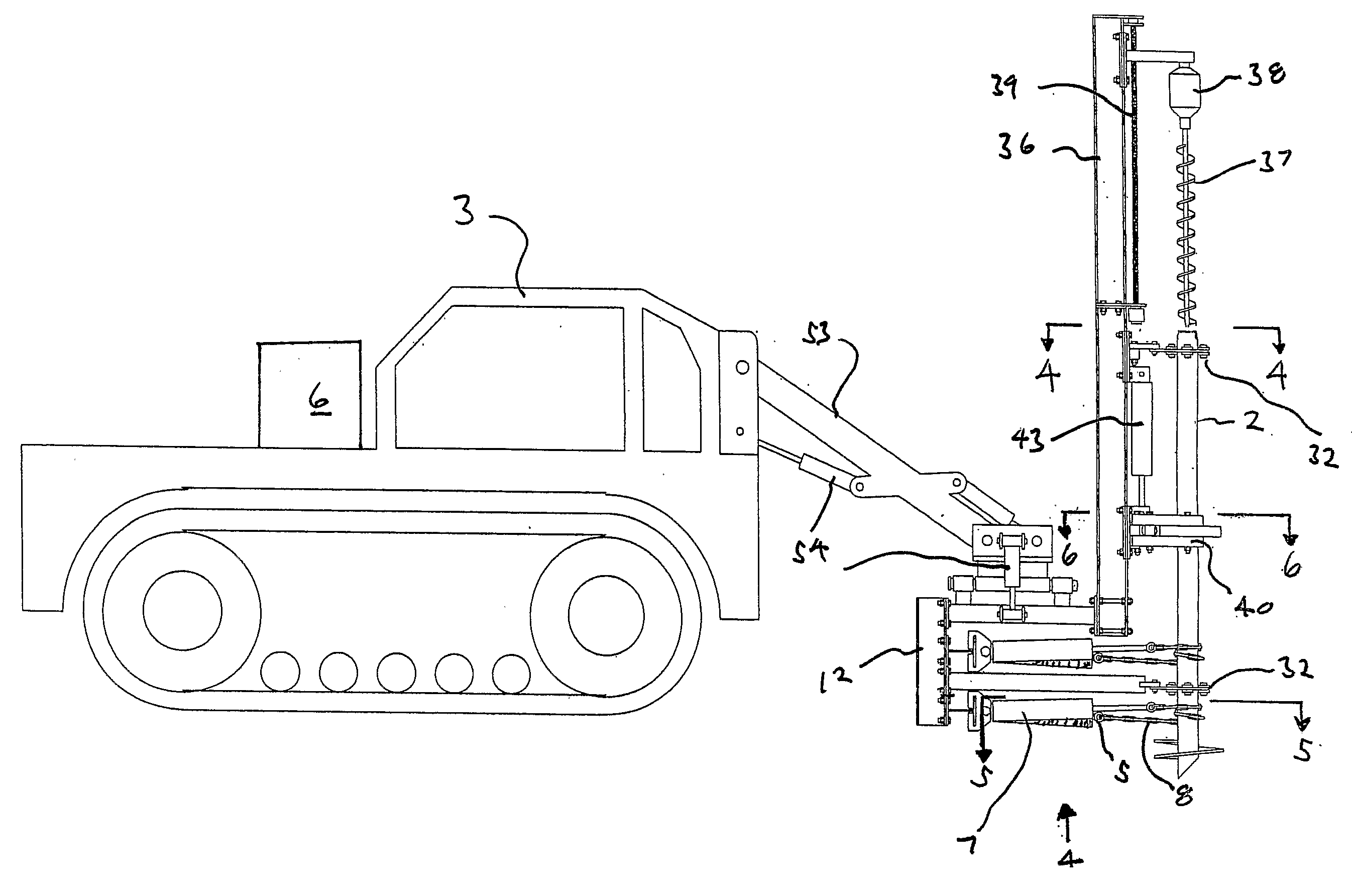 Method and apparatus for installing a helical pile