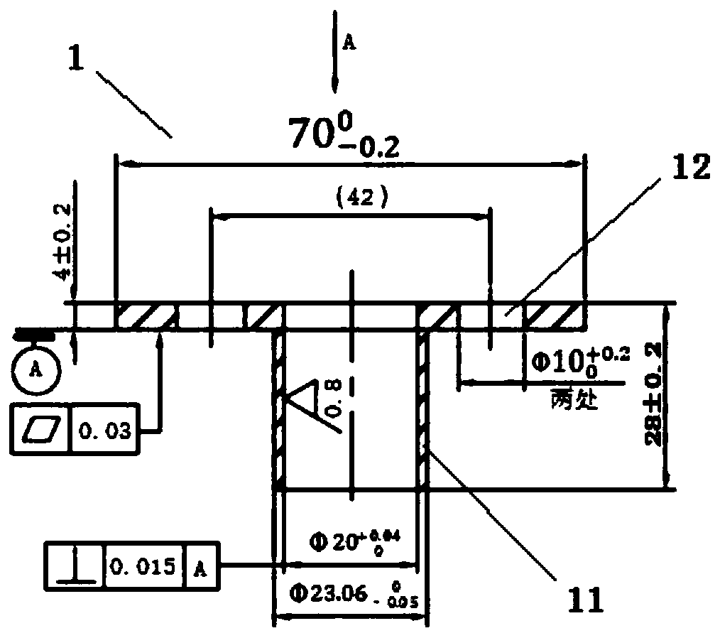 Machining device for deep-hole high-precision sealing surface