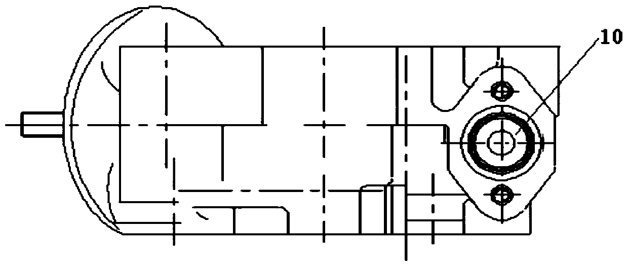 Machining device for deep-hole high-precision sealing surface