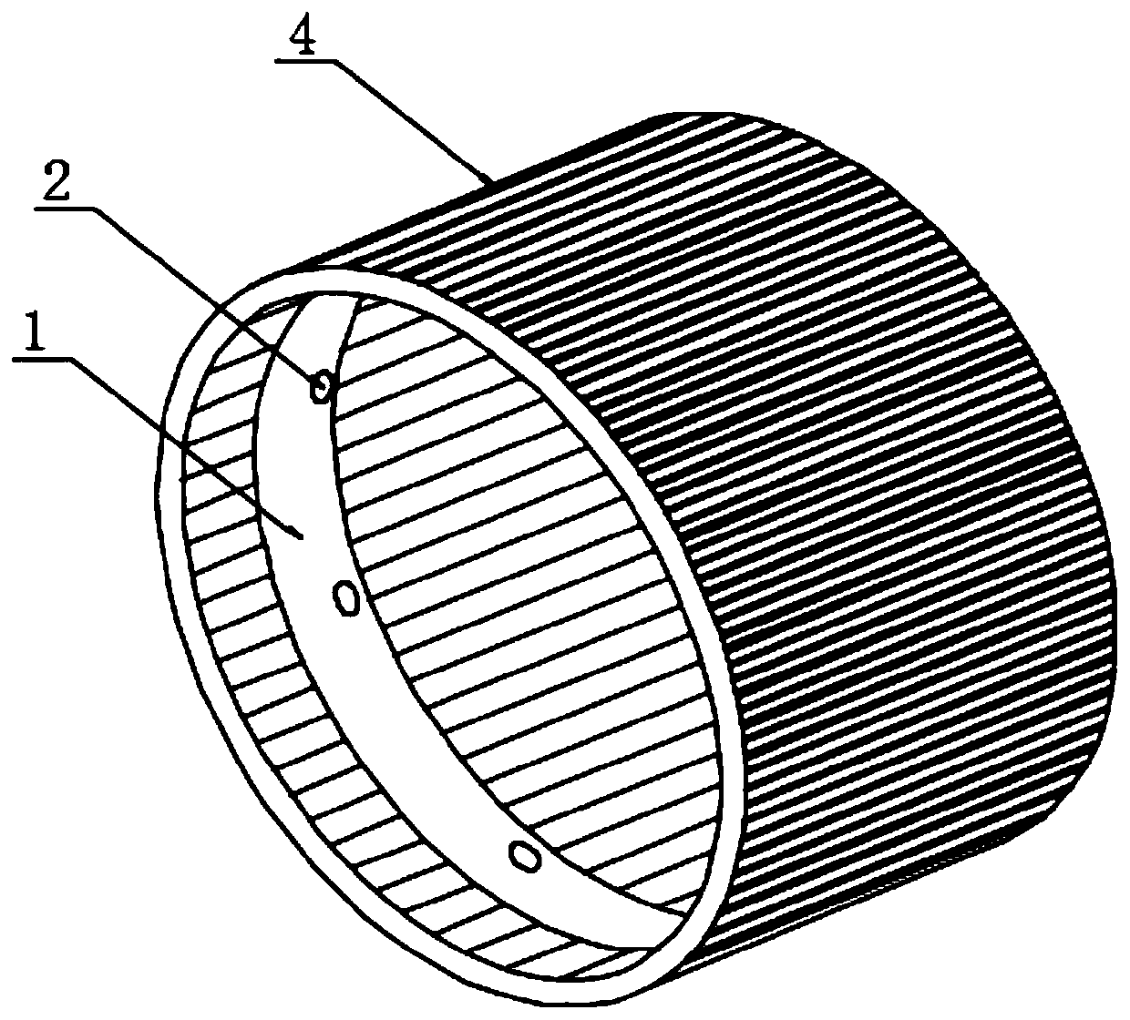 Gas pipeline leakage detection device and application method thereof