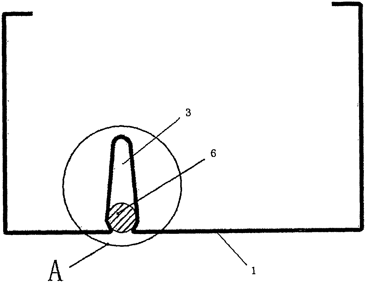 Light steel keel and construction wall body made of same