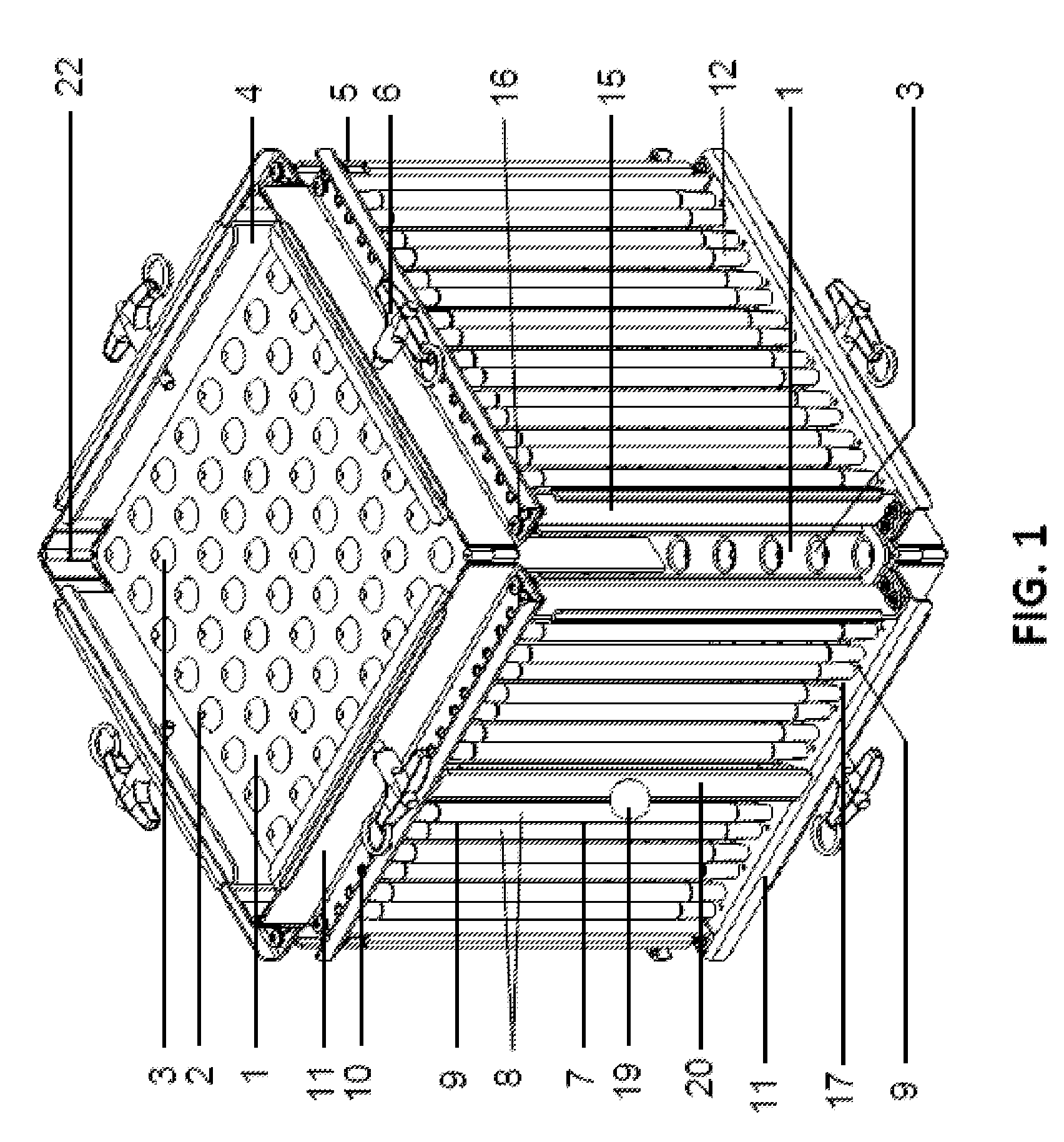 Meat cubing and skewering device