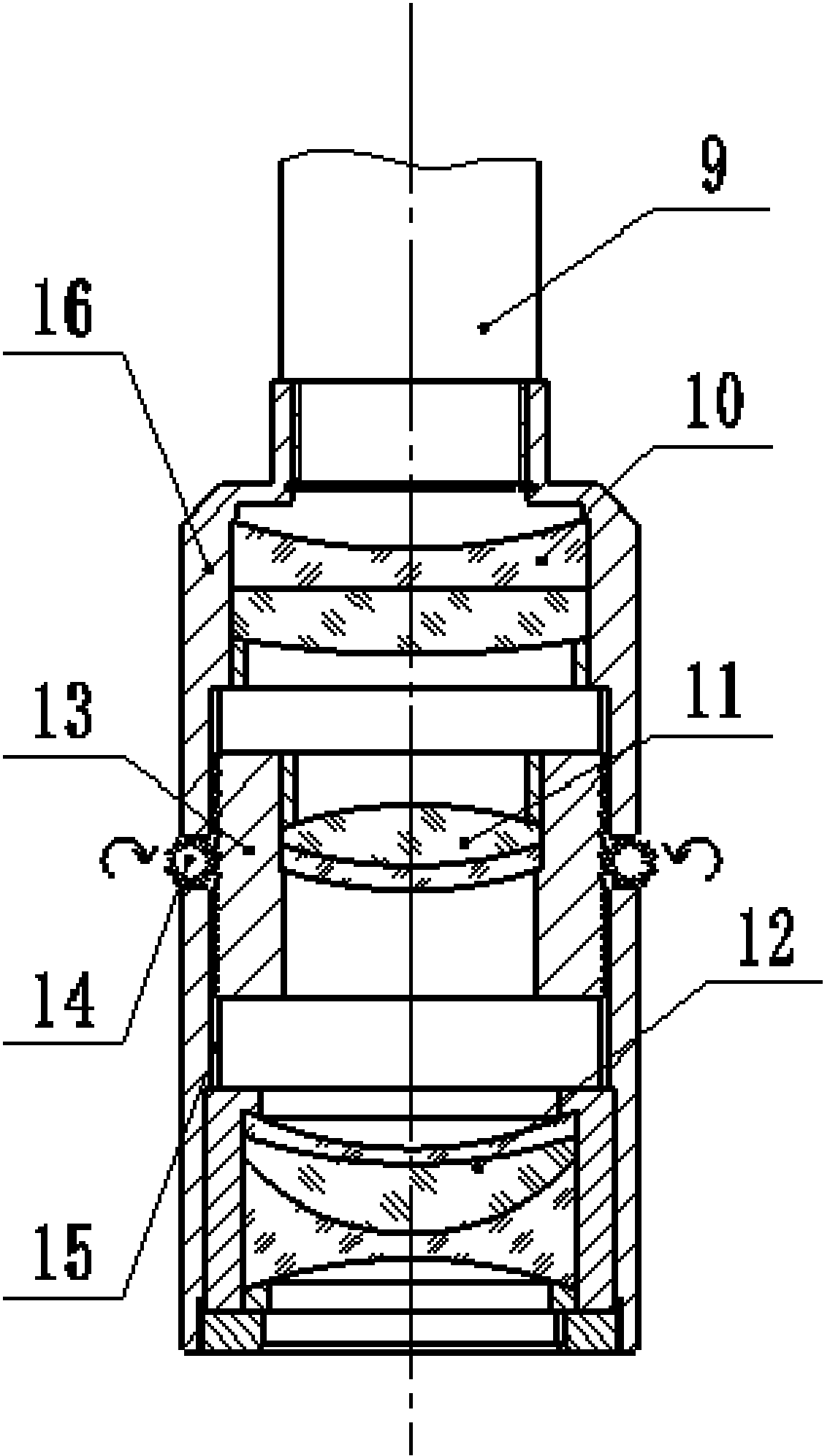 Lighting system and method used for dark field detection of defect in spherical optical element surface