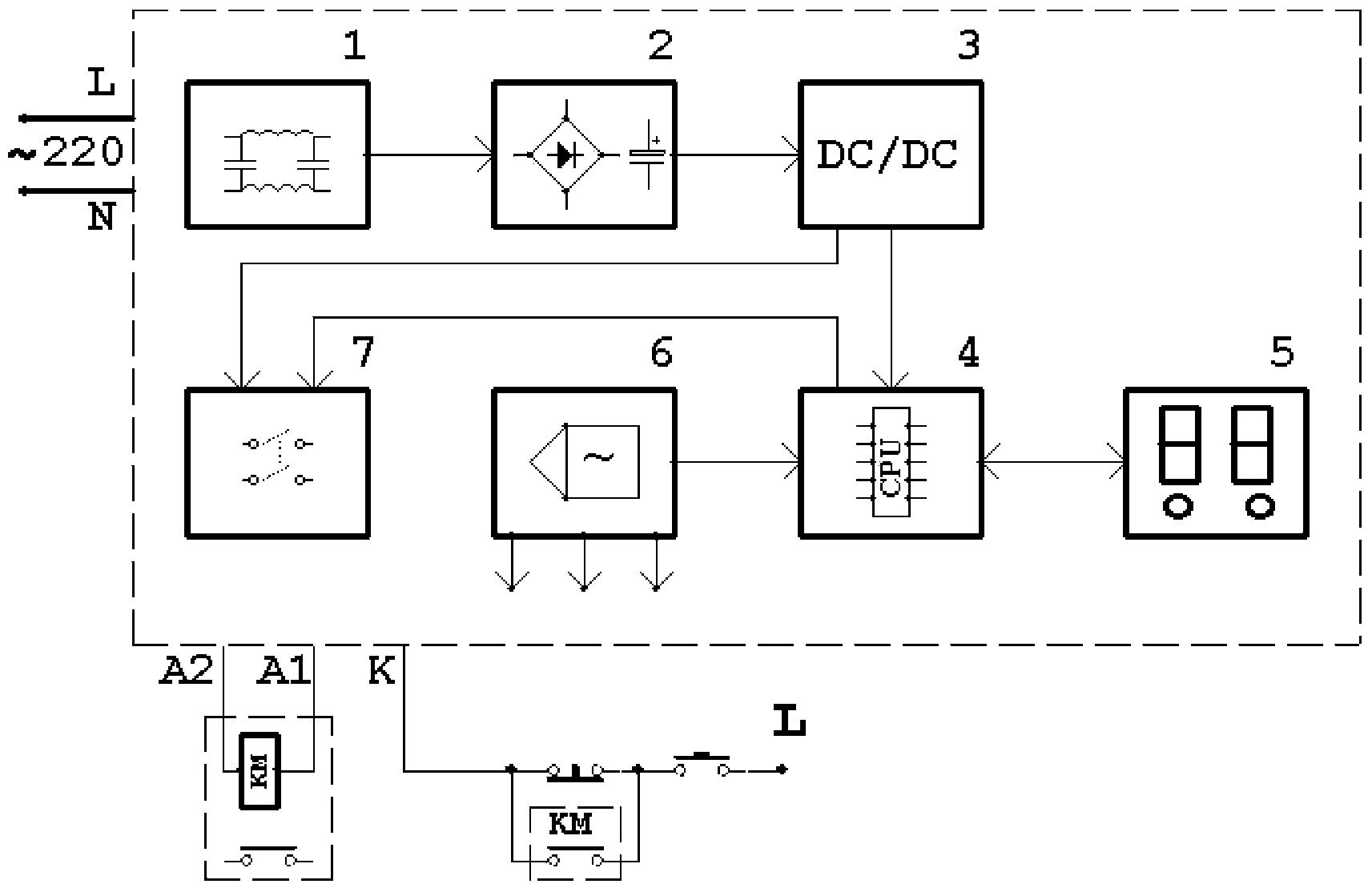 Instantaneous power failure preventing delayer