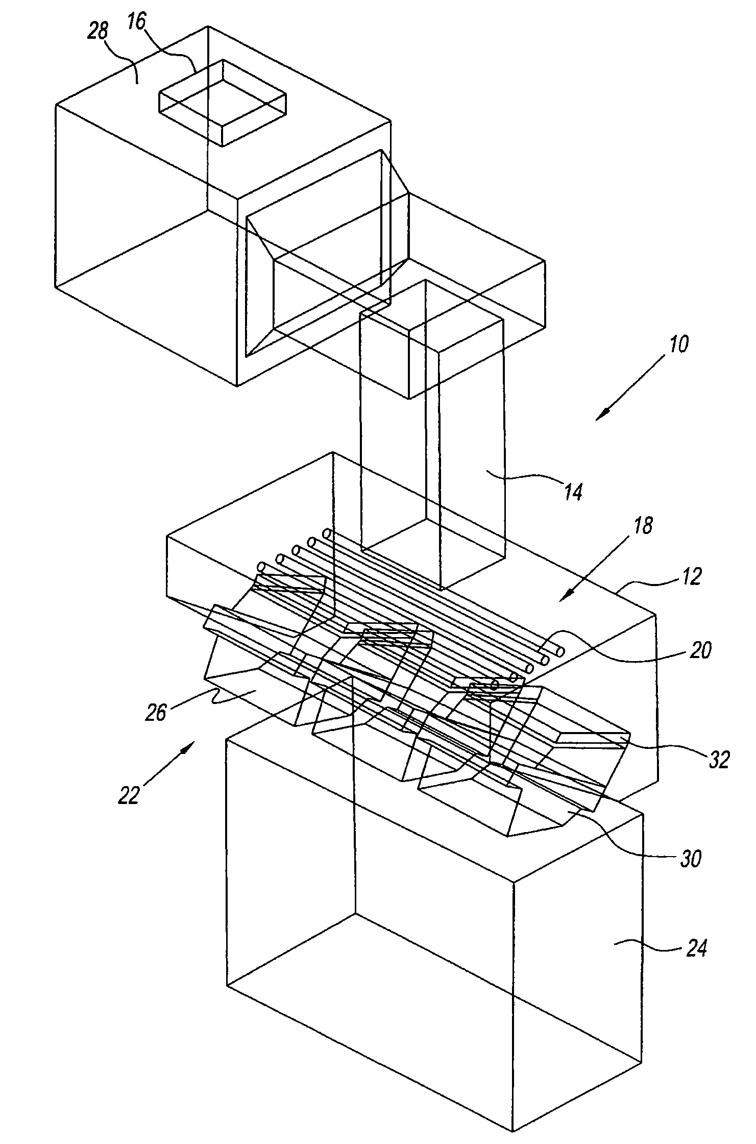 Ultra-violet ventilation system having an improved filtering device