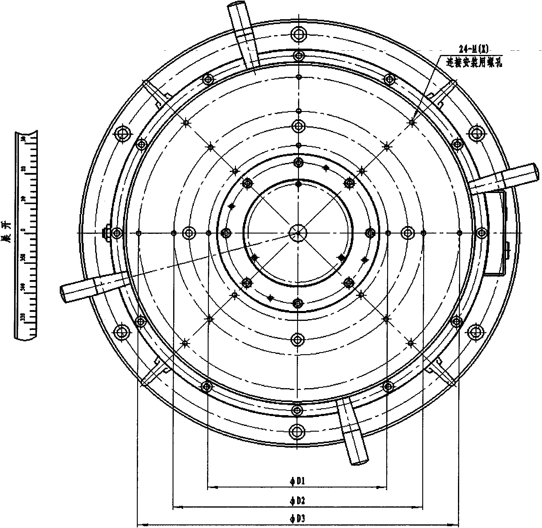 High-precision direct driven air flotation turntable