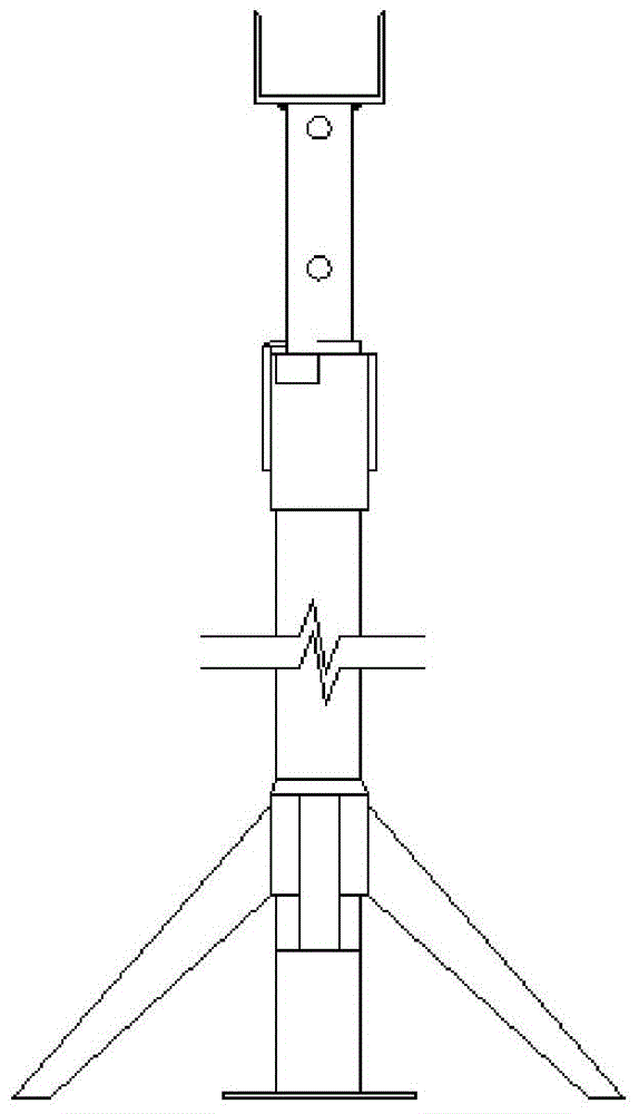 A Stability Detection Method of Adjustable Independent Steel Support