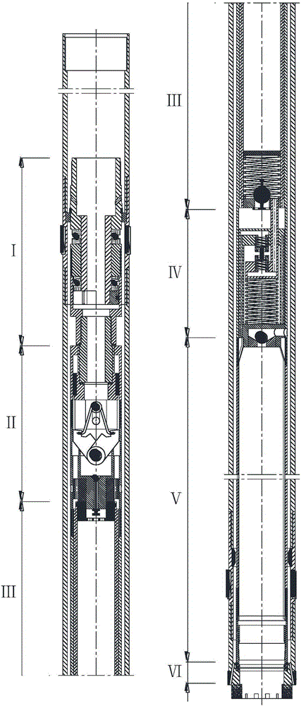 Hydraulic rock core lifting device for exploratory boring